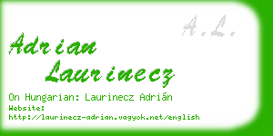 adrian laurinecz business card